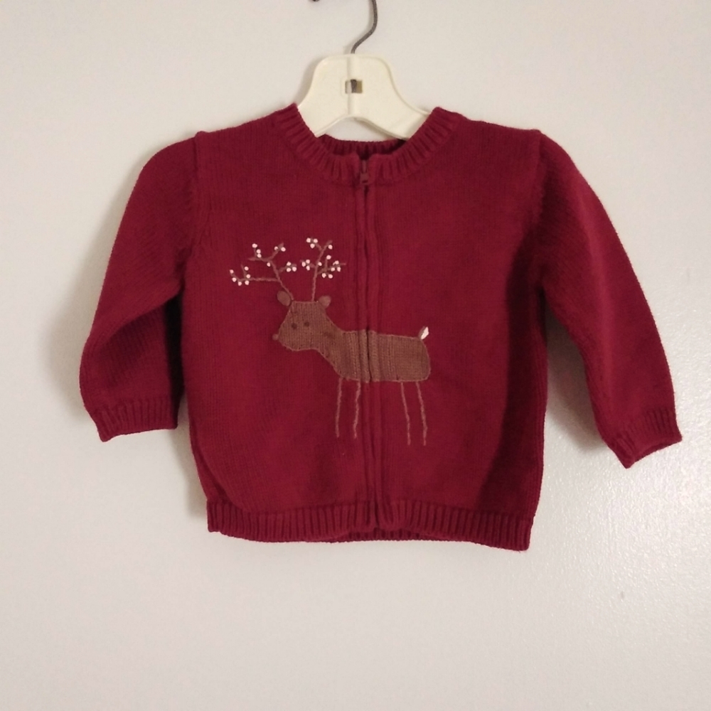 Gymboree Reindeer Sweater 9-12m